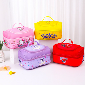 กระเป๋าเก็บอุณหภูมิสำหรับเด็กนักเรียนลายการ์ตูนเด็กหญิงน้อย รุ่นสั่งทำพิเศษ ปี 2024 สำหรับเก็บอาหารอุ่น - Product Image 1