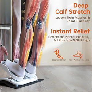 Wellshow Sport Slant Board Stretching <span class=keywords><strong>per</strong></span> fascite plantare sotto <span class=keywords><strong>la</strong></span> scrivania Stepper gamba esercitatore con massaggio ai piedi <span class=keywords><strong>per</strong></span> l'esercizio - Product Image 5