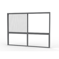 Ventana de Aluminio de Diseño Francés con Doble Acristalamiento, Automática, Corredera, con Persianas, Apertura Horizontal, Insonorizada, Estilo Villa Española