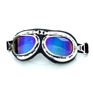 Gafas de Motocicleta Dilupu Retro con Montura Completa, Lentes Reemplazables, Protección UV, Resistentes al Viento y a la <span class=keywords><strong>Arena</strong></span>, Gafas de Sol <span class=keywords><strong>para</strong></span> Uso en Exteriores <span class=keywords><strong>para</strong></span> Hombre - Product Image 4