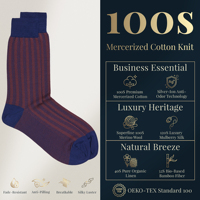 Chaussettes habillées de luxe pour hommes en coton de haute qualité, personnalisées, fines et respirantes, idéales pour le travail estival et les occasions professionnelles – Tendance mode