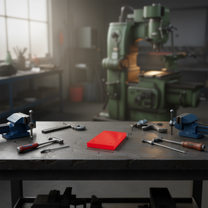 5002 Z3 <b>Clamping</b> Plate 100x150x20mm Red Steel Industrial Workholding - Product Image 3