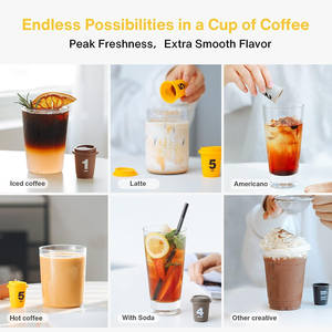 LIFEWORTH Café en polvo <span class=keywords><strong>liofilizado</strong></span> 3G/2g por taza OEM Olla pequeña Café con leche <span class=keywords><strong>liofilizado</strong></span> negro Personalizado 24 tazas/caja - Product Image 3