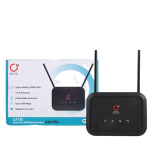 เราเตอร์พกพา OLAX AX8 Pro รองรับซิมการ์ด 4G ความเร็ว 300mbps โมเด็มฮอตสปอตมือถือ Cat4 CPE พร้อมฟังก์ชั่น VPN และไฟร์วอลล์ - Product Image 3