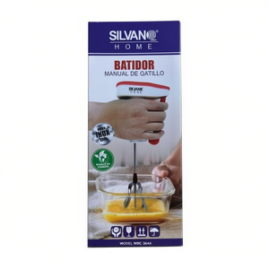 ซิลวาน โฮม ไม้ตีไข่แบบมือหมุน อุปกรณ์ครัวสำหรับผสมไข่ - Product Image 2