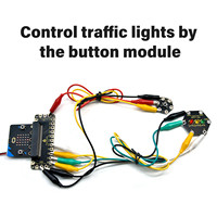 Kebestudio Kit pemulai belajar modul Sensor Kit utama dapat diprogram cerdas Microbit Honeycomb kustom untuk Micro:Bit