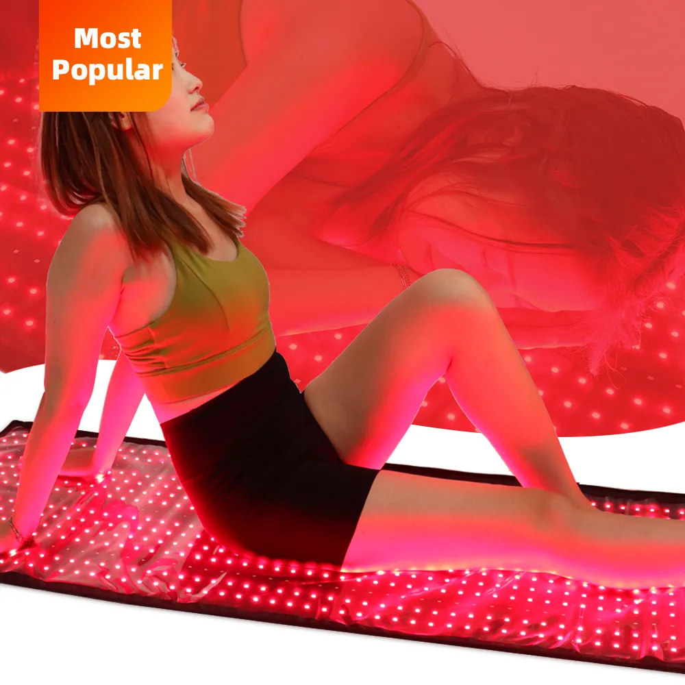 Redfy Wholesale Pain Relief Weight Loss Light Belt Infrared 660Nm 850Nm Led Red Light Therapy Bed Pad For Health