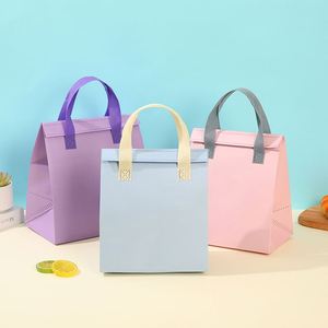 Custom Logo Size Disposable Insulated Cooler Bag for Picnic Camping Lunch Insulated Cooler Bag for Coffee <b>Tea</b> Ice Cream - Product Image 3