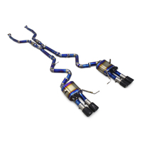 Tuyau d'échappement Catback Valvetronic pour BMW M3 E90 E92 E93 4.0L 2007-2013 Système d'échappement en titane Accessoires extérieurs