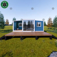 Maison préfabriquée modulaire extensible 2, 3, 4, 5 chambres, unité d'habitation détachable, maison portable pour bureau mobile