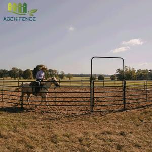 3 Meter Paard Ronde Pen Aanpasbare Stalen Vee Werven Panelen Usa Australië Lage Onderhoudsbeurt Vee Corral Hek Hot Sale - Product Image 5