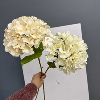 Fleur Artificielle Nouvelle Hydrangea Baroque Unique en Soie pour Mariage et Décoration Intérieure