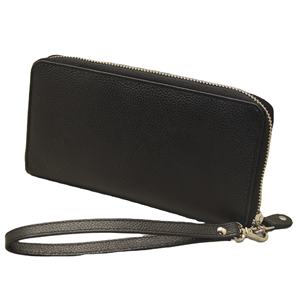 Hot Selling Custom Saffiano Leather Ladies <b>Purse</b> Women's Long Zipper <b>Wallet</b> with Polyester Lining Genuine RFID Clutch <b>Wallet</b> - Product Image 5