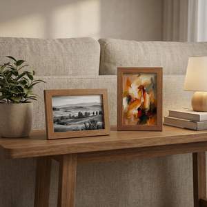 Cadres photo en bois noir modernes et élégants pour la maison, personnalisables A1 A2 A3 A4 2x3 3x5 5x7 11x14 16x20, mini cadres photo - Product Image 5