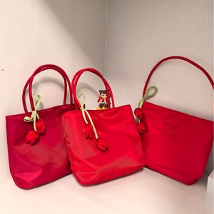Bolso Tote de Nailon de Color Sólido para Primavera/Verano, con Bordado de Flores, Cierre Magnético, Horizontal, Cuadrado, para Mujer - Product Image 2