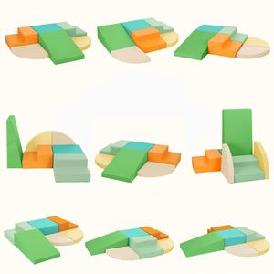 Équipement de jeu et d'activités pour enfants OEM, ensemble de 6 pièces en cuir PU souple, jouets d'escalade pour tout-petits, lavables, pour usage intérieur - Product Image 4