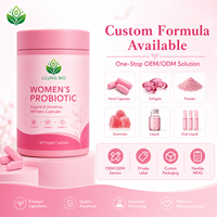 Capsules de probiotiques pour femmes en marque privée OEM avec canneberge et vitamine C, 60 capsules végétaliennes