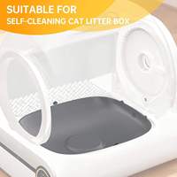 Tapis de litière pour chat en silicone Tonepie Ti+ - Accessoire de remplacement imperméable pour litières auto-nettoyantes faciles à utiliser