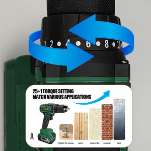 สว่านไร้สายแบบใช้แบตเตอรี่พร้อมด้ามจับที่สะดวกสบาย - Product Image 4