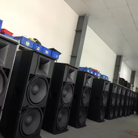 Speaker PA Heavy-Duty Dual 15-Inch 1200W dengan Coil LF 4\" Driver HF 3\" Impedansi 4ohm untuk Instalasi Klub Suara Live-CL215