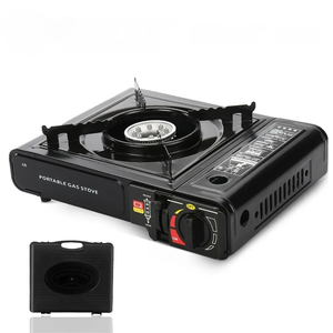 Tragbarer Outdoor-Kassetten-Gaskocher Abnehmbarer Grill Windabweiser Butangas Haushaltsgrill Inklusive Zündvorrichtung - Product Image 4