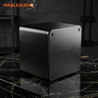 Mable Audio MATC0018 110x110x90 Cache de transformateur en aluminium noir pour amplificateur audio