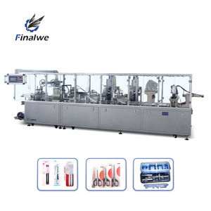 Finalwe Blister Máquina de sellado de tarjetas de papel Batería Cepillo de dientes Bálsamo labial Cortauñas Regla Blister Máquina de embalaje - Product Image 3