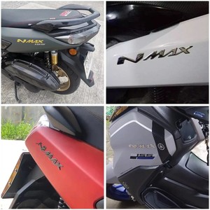 Autocollants de logo de réservoir de carburant en caoutchouc souple 3D Yamaha NMAX, nouveaux autocollants décoratifs personnalisés pour <span class=keywords><strong>moto</strong></span> - Product Image 4