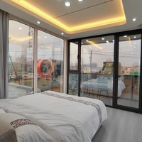 Personnaliser Capsule Maison commerciale espace dirigeable Pod Luxe Design moderne Maison préfabriquée pour hôtel