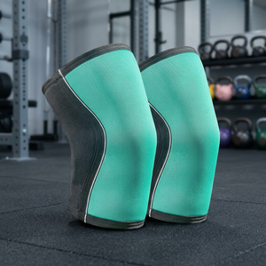 Genouillères de sport professionnelles, légères, antidérapantes, respirantes, colorées, en spandex, pour la musculation et les activités de plein air - Product Image 3