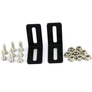 Universal Oil Cooler Mounting <b>Bracket</b> Kit 340mm Aluminum Alloy for Automotive Modification Retrofit Upgrade - Product Image 4