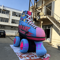 Maßgefertigter Skate-Ballon für Kommerzielle Platzdekoration, Aufblasbarer PVC-Rollschuh für Outdoor-Party-Requisiten