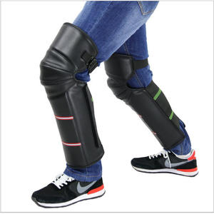 Genouillères en PU avec fourrure artificielle pour la chaleur, pour la conduite hivernale, moto, vélo électrique, adulte, unisexe, taille unique - Product Image 3