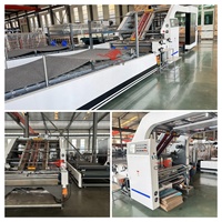 Máquina Laminadora de Cartón Corrugado de Alta Velocidad, Servo Automática de 3 Capas, para Fábrica de Cajas de Cartón