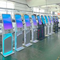 Terminal de Registro de Autoservicio con Pantalla Táctil para Membresía de Gimnasio, Pago en Club