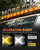 Novsight X Series 4x4 Offroad Laser LED Fog Pods Lampe de travail Spot étanche LED Barres lumineuses pour voitures et camions
