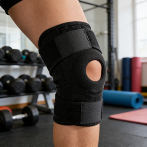 Nouvelle Arrivée Manchon de Compression Sportif pour Genou, Manchon Respirant en Néoprène pour Course, Randonnée, Basketball - Product Image 1