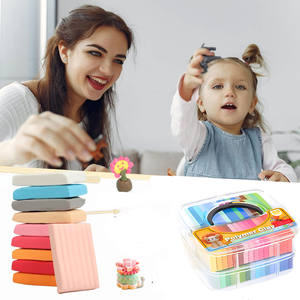 XinyiArt 50 couleurs d'argile à <span class=keywords><strong>modeler</strong></span> 20g Kits d'argile polymère pour enfants DIY Moule Cuisson au <span class=keywords><strong>four</strong></span> Argile avec boîte de rangement Outils de sculpture - Product Image 4
