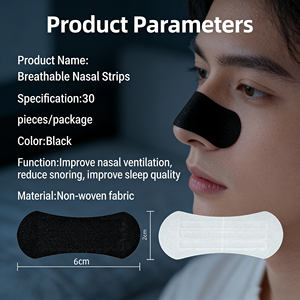 Tiras Nasales Negras de Tela No Tejida, Alivio Instantáneo de la Congestión Nasal, Detiene los Ronquidos, Alivia el Resfriado y las Alergias - Product Image 5
