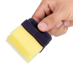 Playboy <b>Sponge</b> Hairbrush S930 <b>Yellow</b> High Density Salon Use - Product Image 3