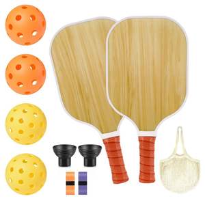 ชุดไม้พายพิกเกิลบอลแบบพกพา น้ำหนักเบา ดีไซน์สี OEM แกนใยแก้วรูปทรงรังผึ้ง 16 มม. พร้อมด้ามจับกันลื่น พร้อมกระเป๋า - Product Image 6