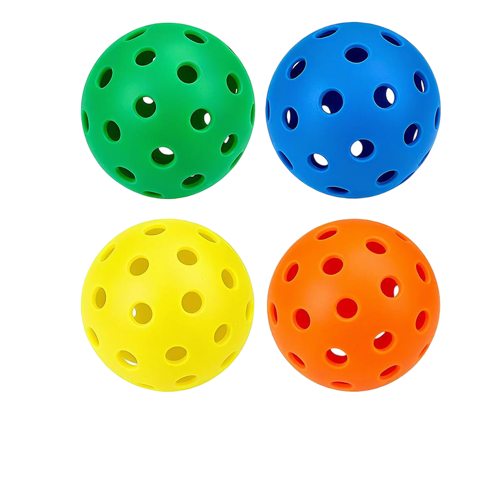 Factory Direct Lightweight 40-Hole 74mm PE Perforated Rotomolding Injection Luminous Trendy Pickleball Mesh Carry Bag All