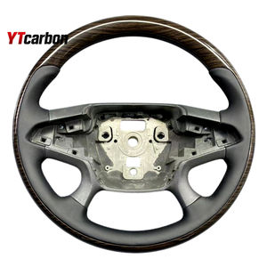 YTcarbon para Logan <span class=keywords><strong>Sandero</strong></span> Duster Jogger Stepway MCV, piezas de automóvil, accesorios de Interior de coche, volante de estilo de madera personalizado - Product Image 2