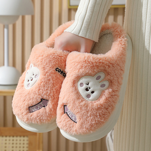 Wholesale Lightweight Soft Cotton Lace Bow for <b>Slippers</b> for Spring Home Use Embroidered Logo Non-Slip Cheap Adequate Stock - Product Image 3