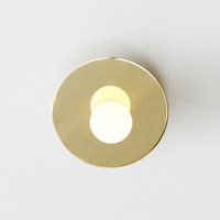 Applique murale moderne et simple pour intérieur, luminaire pour couloir, escalier, chambre à coucher, éclairage de plafond, luminaire LED doré, boule de verre