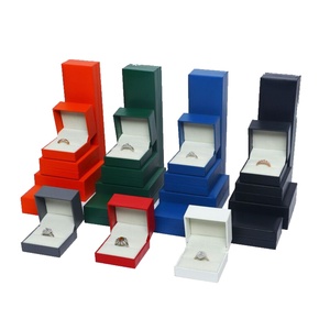 Luxury Navy Blue Paper Jewelry Box Debossed logo Flip up <b>Ring</b> Earring Bracelet Necklace Jewelry Packaging Box - Product Image 3