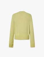 Nouveauté Printemps : Ensemble deux pièces en maille courte avec cardigan boutonné, Modèles Tendance et Technologie Sophistiquée