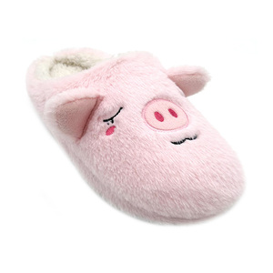 Pantofole di maiale rosa peluche comode pantofole animali comode pantofole in Memory Foam