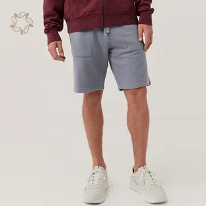 Pantaloncini da ginnastica in cotone organico personalizzati pantaloncini da allenamento da uomo premium swim shorts shorts da jogger estivi sostenibili per abiti da uomo