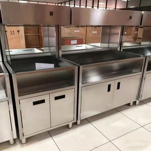 Cnix <span class=keywords><strong>VF</strong></span>-98 304 מזון נירוסטה חלון חום 1000l חם כלב kfc עוף התחממות 220v 1.1kw 50 הרץ 1 שנה אחריות חשמלית - Product Image 5